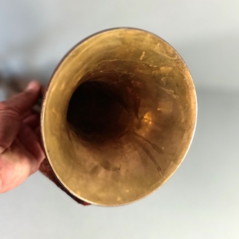 CLAIRON DE TRADITION FANFARE MUSICIENS ARMEE FRANCAISE A. LECOMTE & Cie PARIS MEDAILLE 1867 ET 1878 DATES 1912